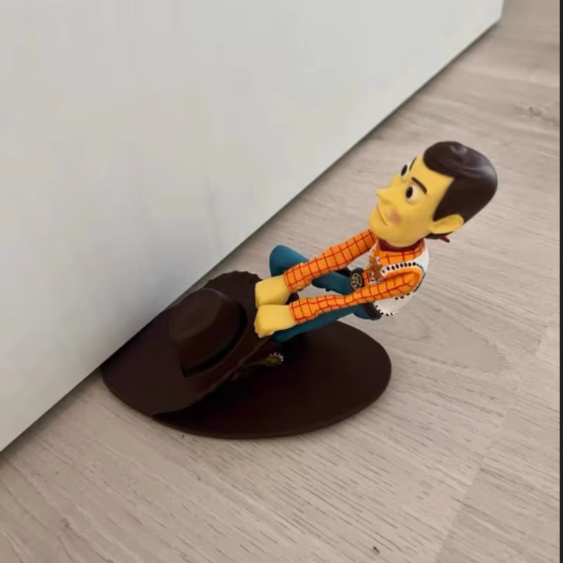 HEROCROSS Anime Miqi Tang Lao Ya Türstopper aus Holz in Multicolour als kreativer Anti-Kollisions-Schutz für Zuhause und Büro - Bild 2