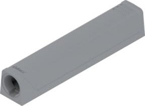 Blum TIP-ON Adapterplatte für Türen Langversion inklusive Schrauben in Platingrau - Bild 1