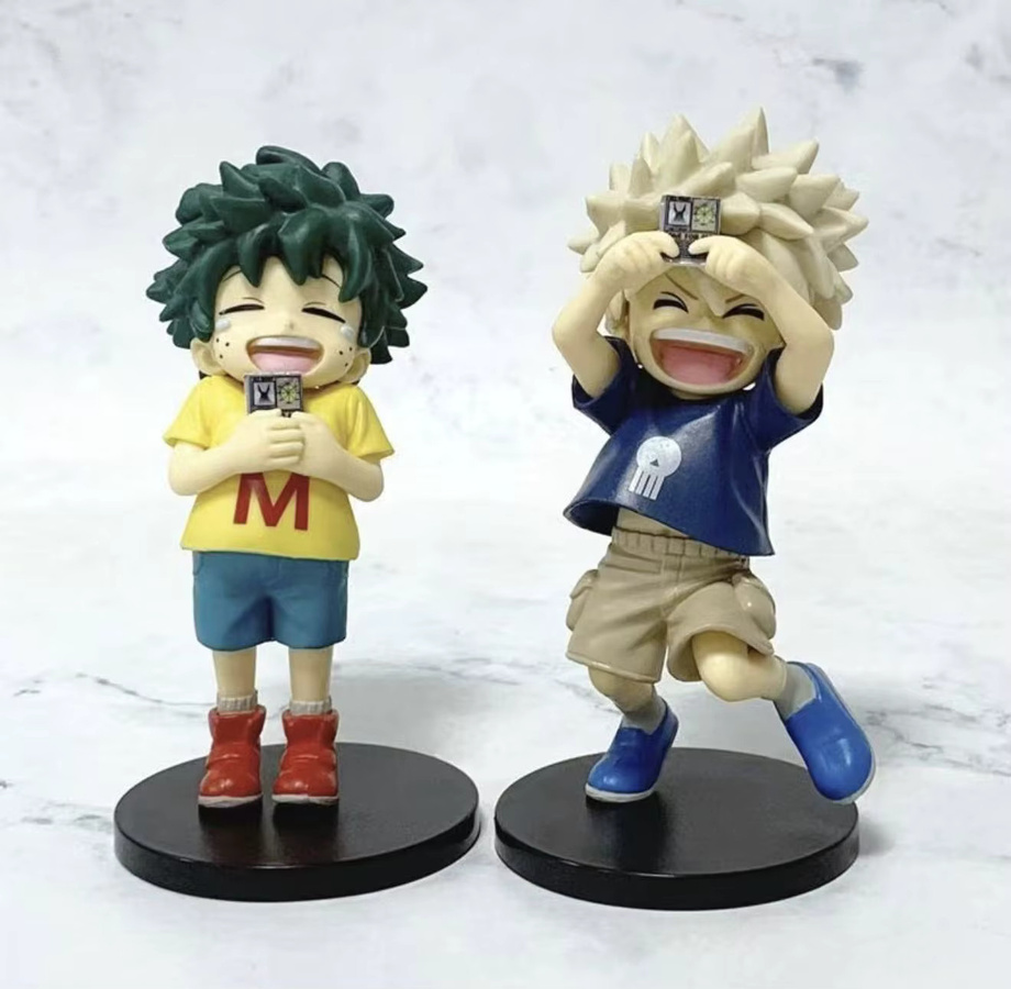 Bandai My Hero Academia Kindheits-Izuku Midoriya / Kindheits-Katsuki Bakugo Figur Modell Dekorationspuppe, Einzelfigur - Bild 2