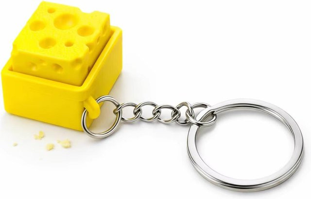 Linyi toy Fidget Schlüsselanhänger Käse Tastatur - Bild 1