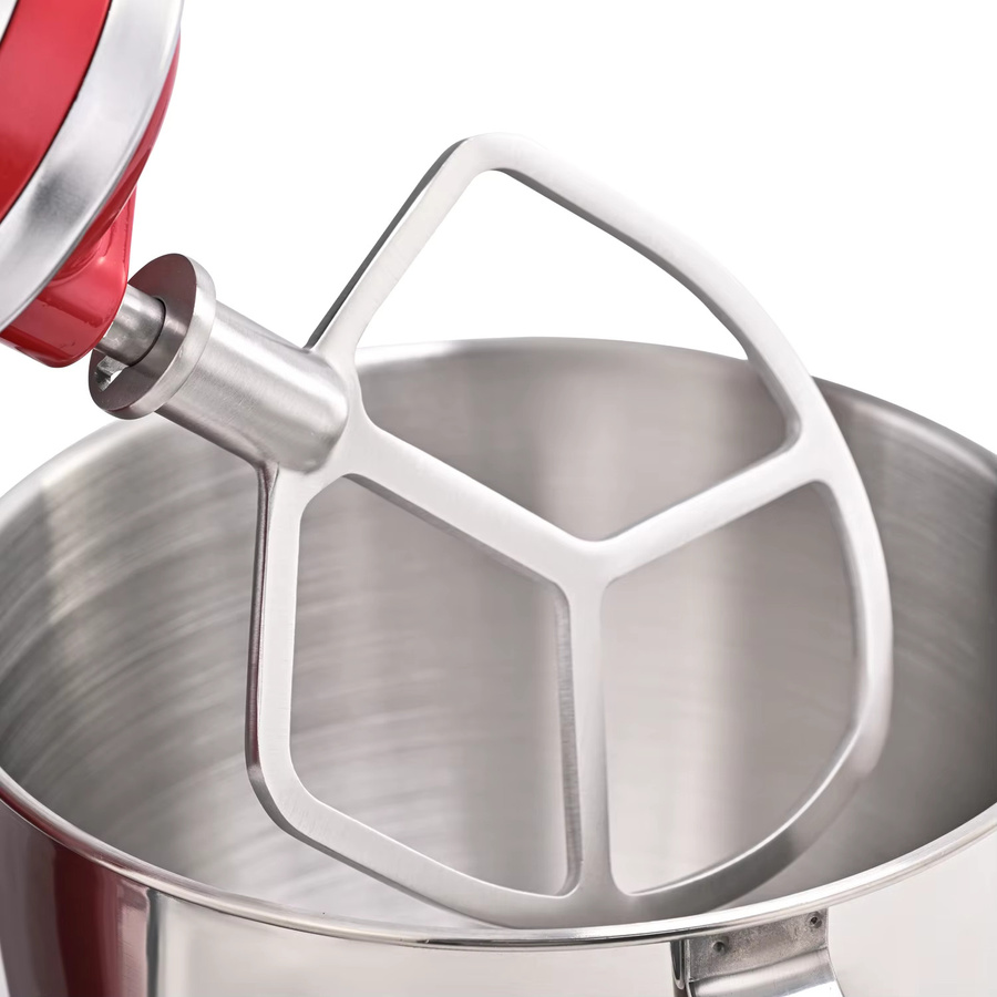 Edelstahl-Flachrührer in Silber als Ersatz für KitchenAid Standmixer 5QT und 6QT Lift Modelle - Bild 2