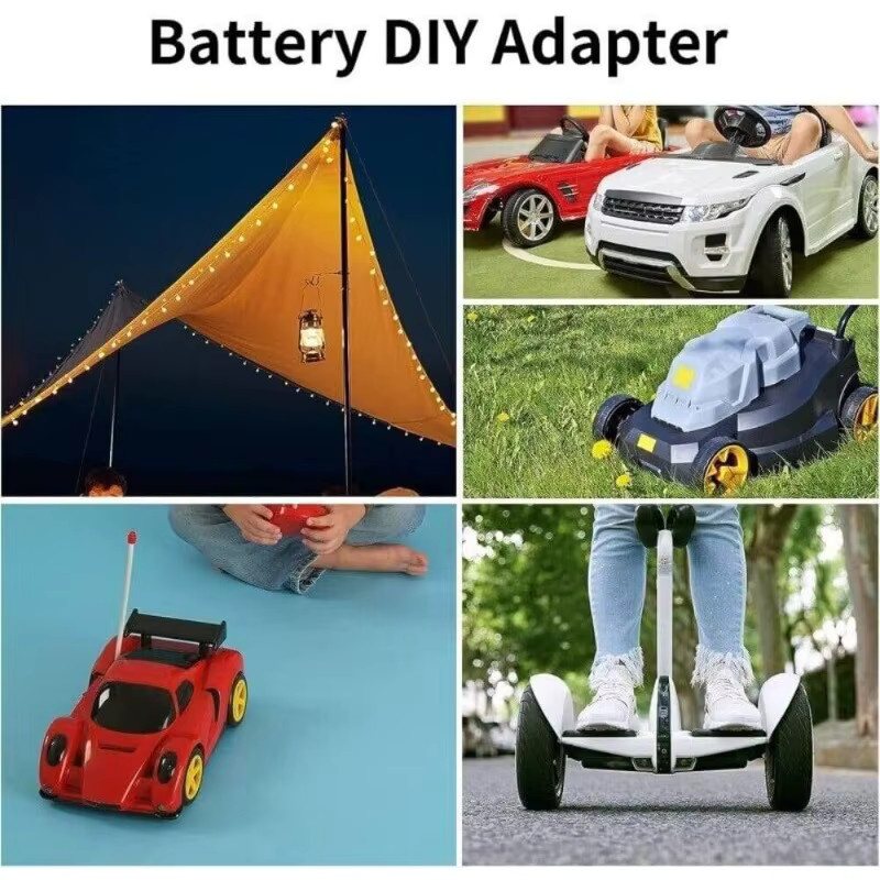 Buck-Konverter DC18/20V auf 12V für Makita 18V Li-Ion Akku, 240W 20A mit Schalter und 30A Sicherung, DIY Stromadapter für Spielzeugautos - Bild 6
