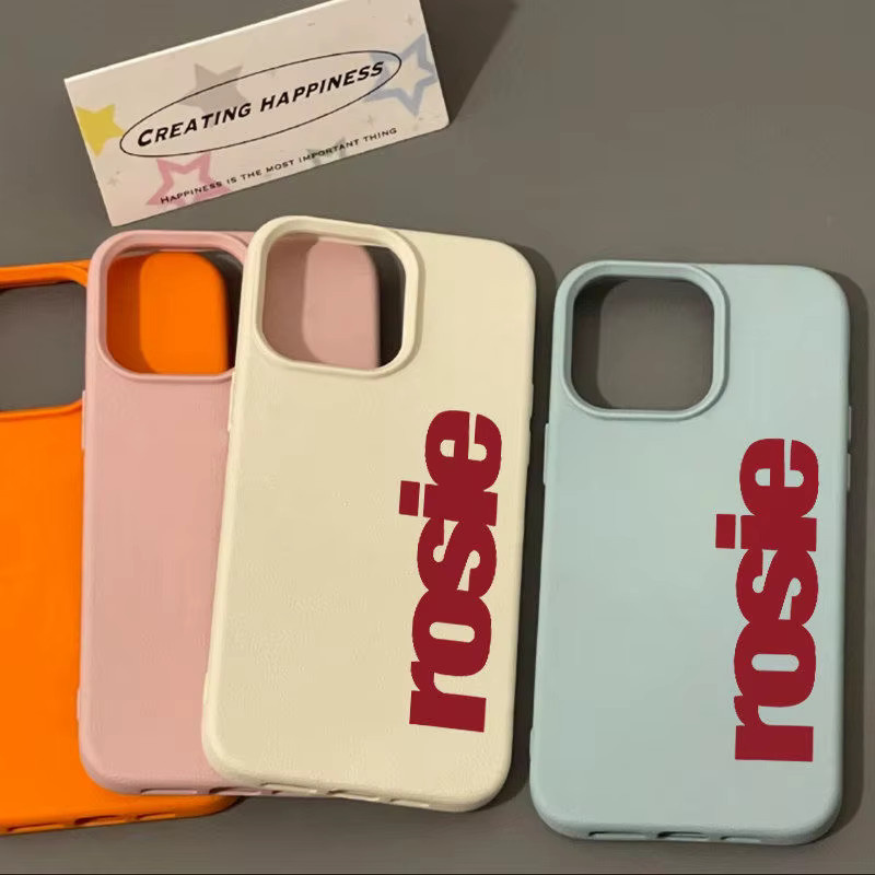 Rosie Lichee Handyhülle mit englischem Buchstaben R in Multicolour für iPhone 11 bis iPhone 17 Pro Max und XR, stoßfeste Ledermuster Schutzhülle - Bild 2