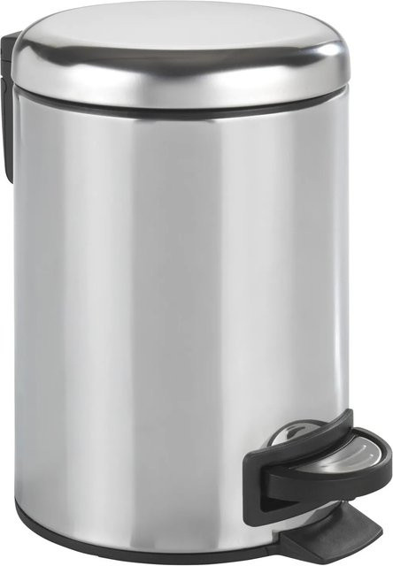 Wenko Treteimer Leman in Edelstahl Silber, B/T/H: 25,0 x 22,5 x 1,0 cm - Bild 1