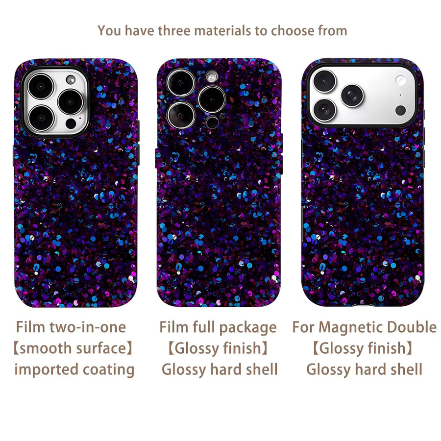Potdemiel Konfetti-Burst Handyhülle für iPhone 17 16 15 14 13 Pro Max Plus mit Magnetfunktion, Mehrfarbig, Robuste Einzel- und Doppelschicht-Schutzhülle - Bild 2
