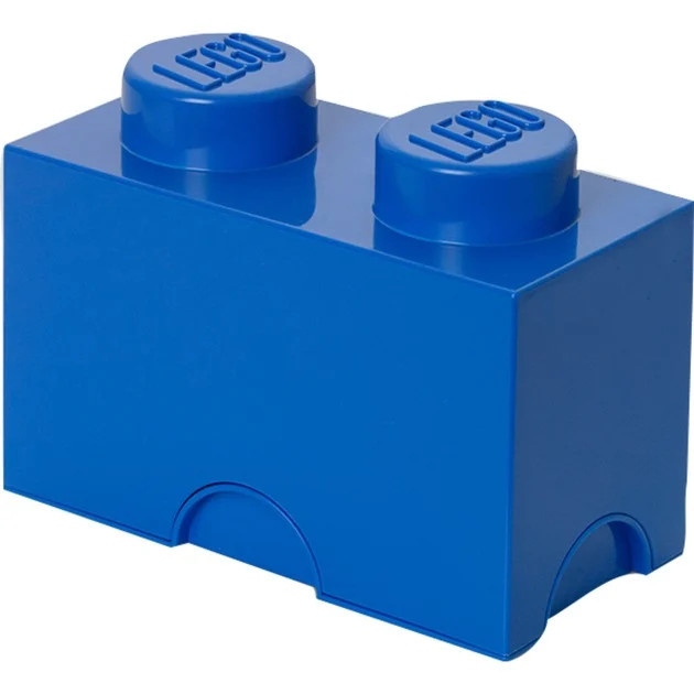LEGO Storage Brick 2 Aufbewahrungsbox blau - Bild 1