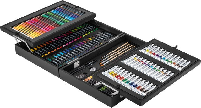 CRELANDO Malkoffer mit Farben Bunt / Mehrfarbig - Bild 1