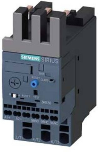 Siemens Überlastrelais 3RB3026-1PE0 in Grau mit 1 Schließer und 1 Öffner - Bild 1