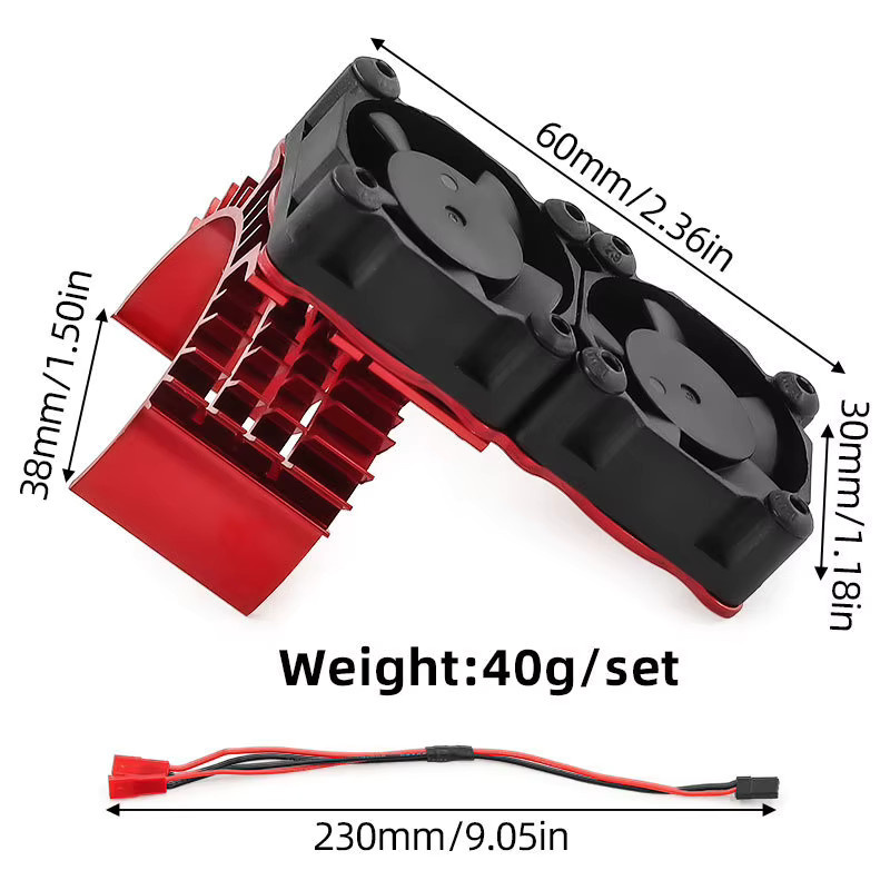 E-Star Hub RC Auto Modell Motor Lüfter, Zubehör - Bild 2