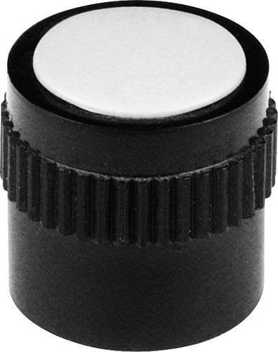 Mentor Drehknopf 4131.603 Schwarz aus Kunststoff Ø 15 mm x H 15 mm - Bild 1