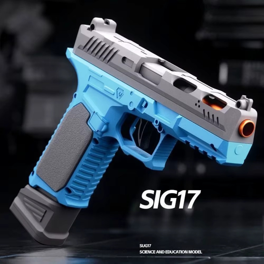 CTMA SIG17/USP Shell Soft Bullet Spielzeug Pistole, Sport, Blau - Bild 4