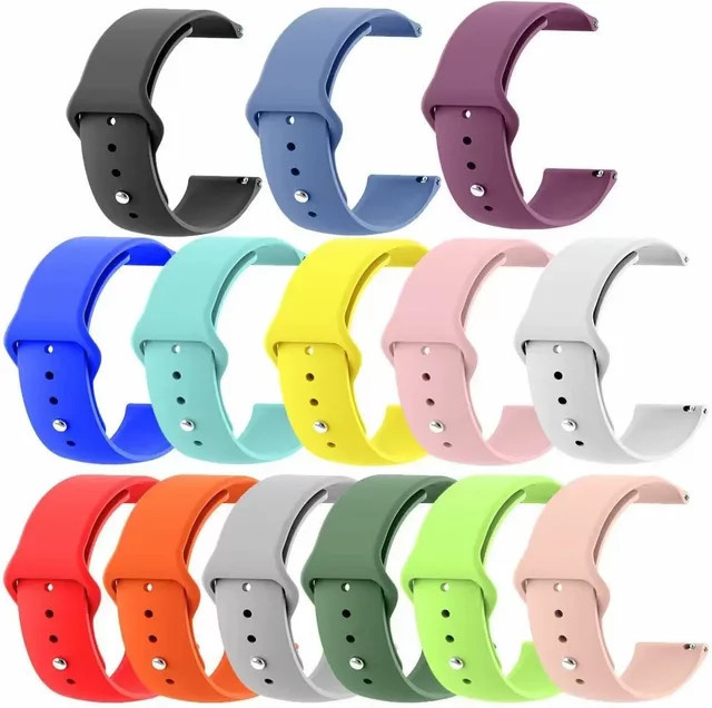 Uhrenarmband Silikon, Bunt, Unisex - Bild 1