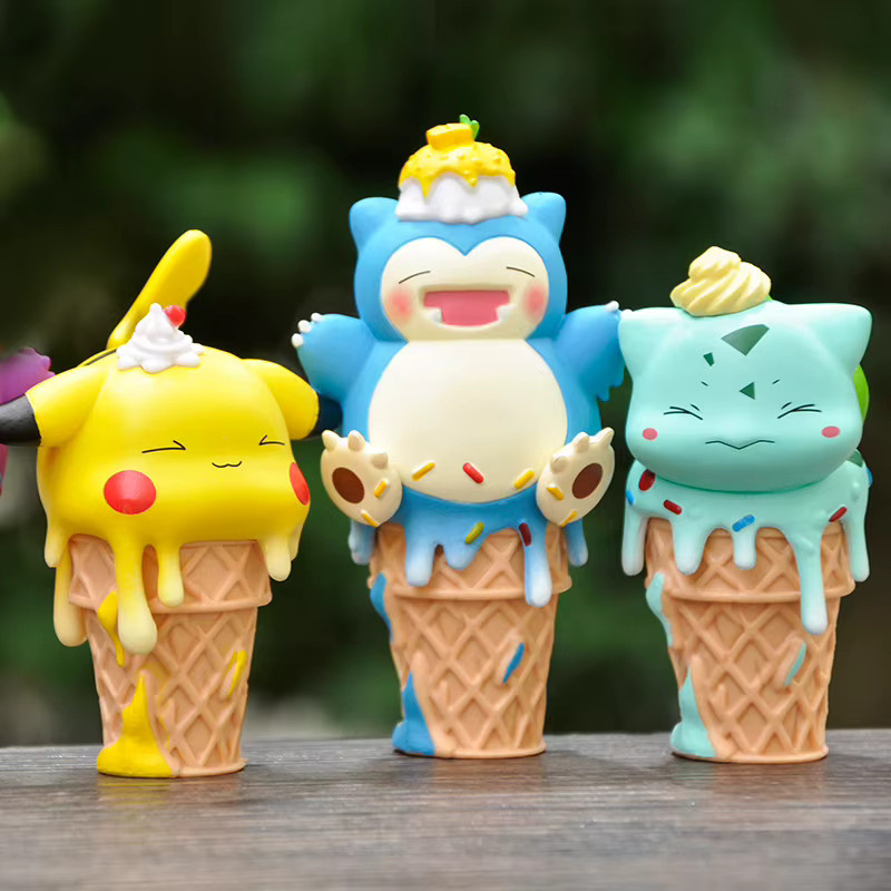 TAKARA TOMY Pokémon Eiscreme-Form, PVC-Statue, Anime-Figur, bunt - Bild 3