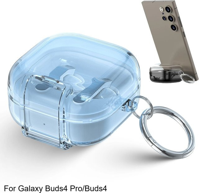 Transparente Candy Security Lock Schutzhülle für Samsung Galaxy Buds4 Pro und Buds4, stoßfeste Kopfhörerabdeckung - Bild 1