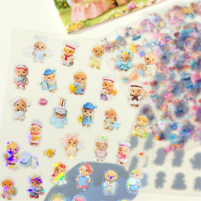 TAKARA TOMY Anime Laser Aufkleber, Nachfüllpack, Bunt / Mehrfarbig - Bild 1