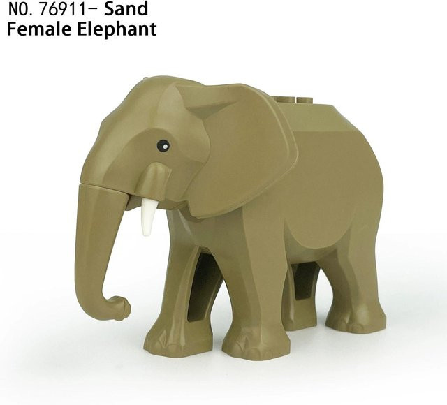 MOC Elefant, Bausteine, schwarz, ab 6 Jahren - Bild 1