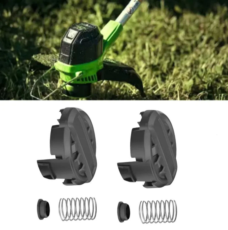 Vibratite 2-teiliges Grasmäher-Abdeckungsset in Grau und Schwarz als Ersatzteil für Unkrautentfernungsmaschinenköpfe RSDWO995-1 DWO1DT995 DCST922P1 DCST922B - Bild 5