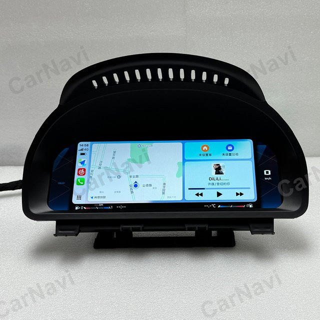 Carnavi CarPlay Digitales Instrumenten-Dashboard für BMW F10 F11 F18 F07 F06 F12 F13 F01 F02 F03 F25 F26 F15 F16 CIC NBT EVO in Schwarz - Bild 1