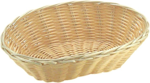 APS Korb BASIC aus Polypropylen in Natur, oval, B/H/T: 15 x 23 x 6 cm - Bild 1
