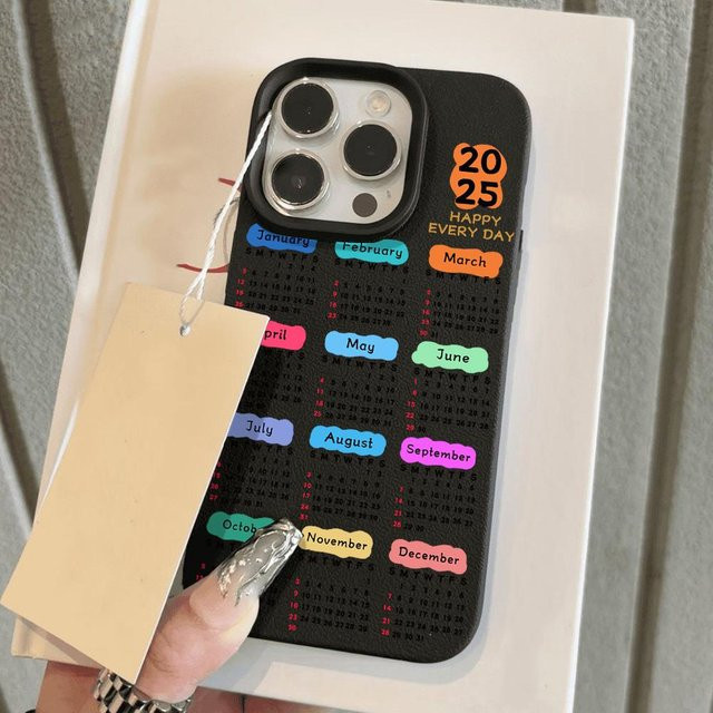 TUNEDEE Silikon Handyhülle mit Litschi-Muster für iPhone 11 12 13 14 15 16 Pro Max Plus in Grau - Bild 1