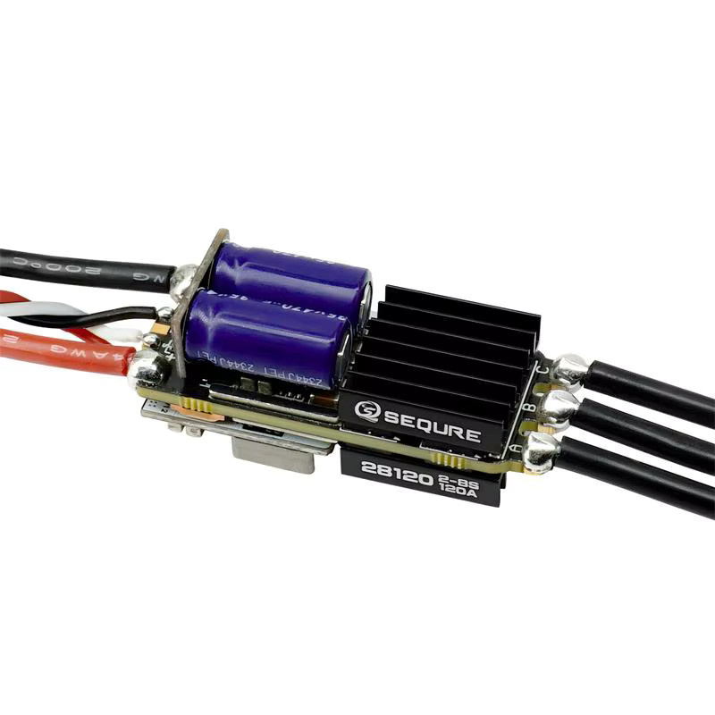 SEQURE 120A 28120 Bürstenloser elektrischer Geschwindigkeitsregler - Bild 2