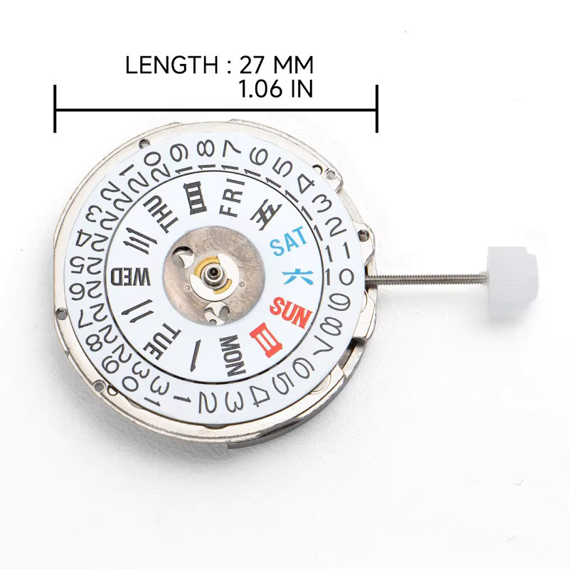 NH36 Automatik Uhrwerk, Edelstahl, Silber, Unisex - Bild 3