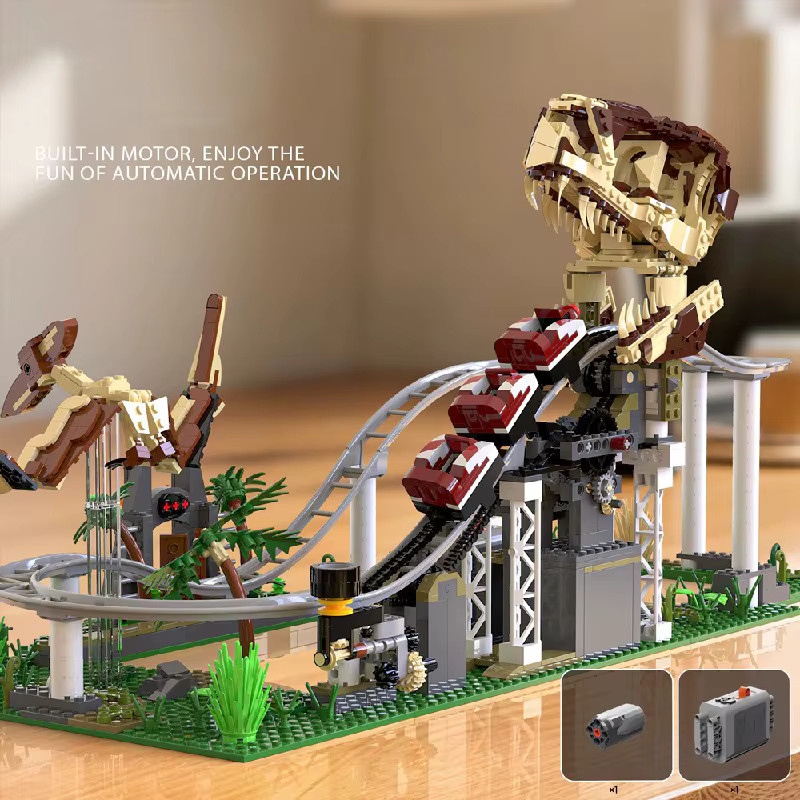 Kreative Expert MOC Dinosaurier Achterbahn, Bausteine, 1.291 Teile - Bild 2