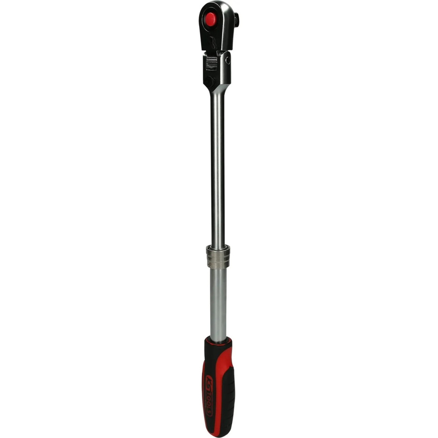 KS TOOLS SlimPOWER Teleskop-Gelenk-Umschaltknarre 1/2 Zoll, 72 Zahn, Chrom Vanadium, Silber - Bild 2