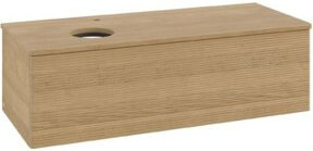 V&B Waschtischunterschrank Antao mit Frontstruktur in Eiche Honig, B/T/H: 120 x 36 x 50 cm - Bild 1