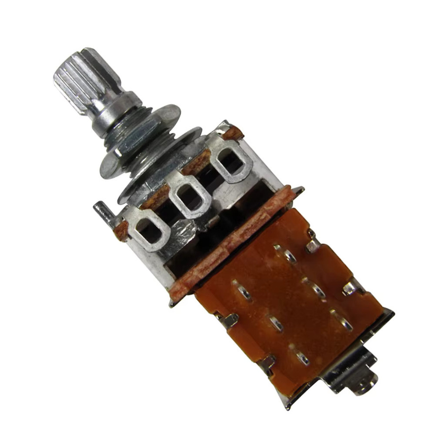 FLEOR 6er Set Short Shaft Gitarren-Push-Pull-Potentiometer mit 18 Splines in Silber, 500K / 250K für Spulensplits - Bild 2