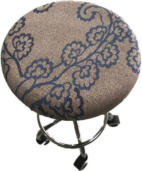 Housmife Elastischer Barhocker-Bezug aus Polyester, Schmutzabweisender Rund-Stuhlbezug in Multicolour, Durchmesser: 22-33 cm - Bild 1