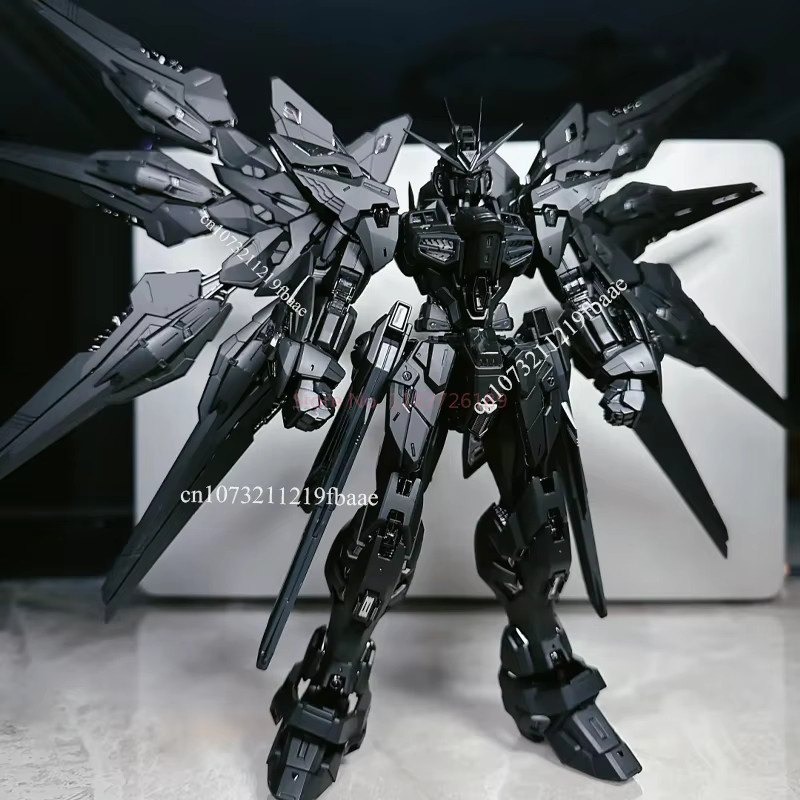CHANGLONG 7701 STRIKE FREEDOM MGEX 1/100 MG Mitternacht Beschichtung, Modell Kit, Action Figur, Mecha, Schwarz - Bild 4