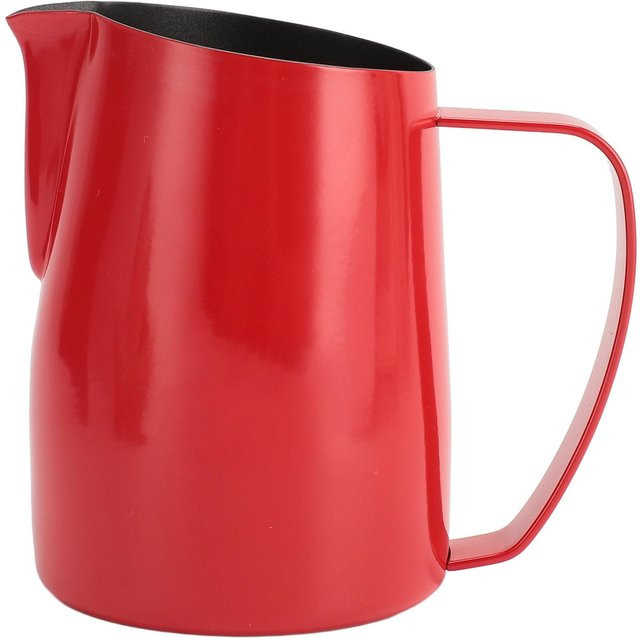 Milchaufschäumer aus Edelstahl CosyHome in Bright Red mit Schrägmündung - Bild 1