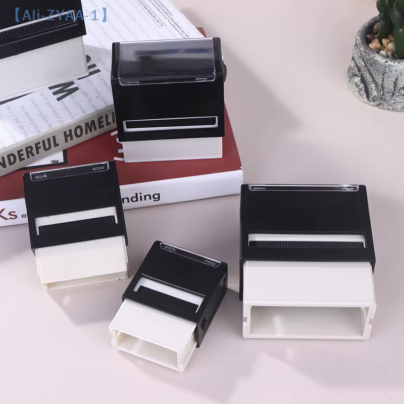 ZYAA-1 Selbstfärbender Stempel für Wachssiegel zur individuellen Gestaltung in Schwarz - Bild 4