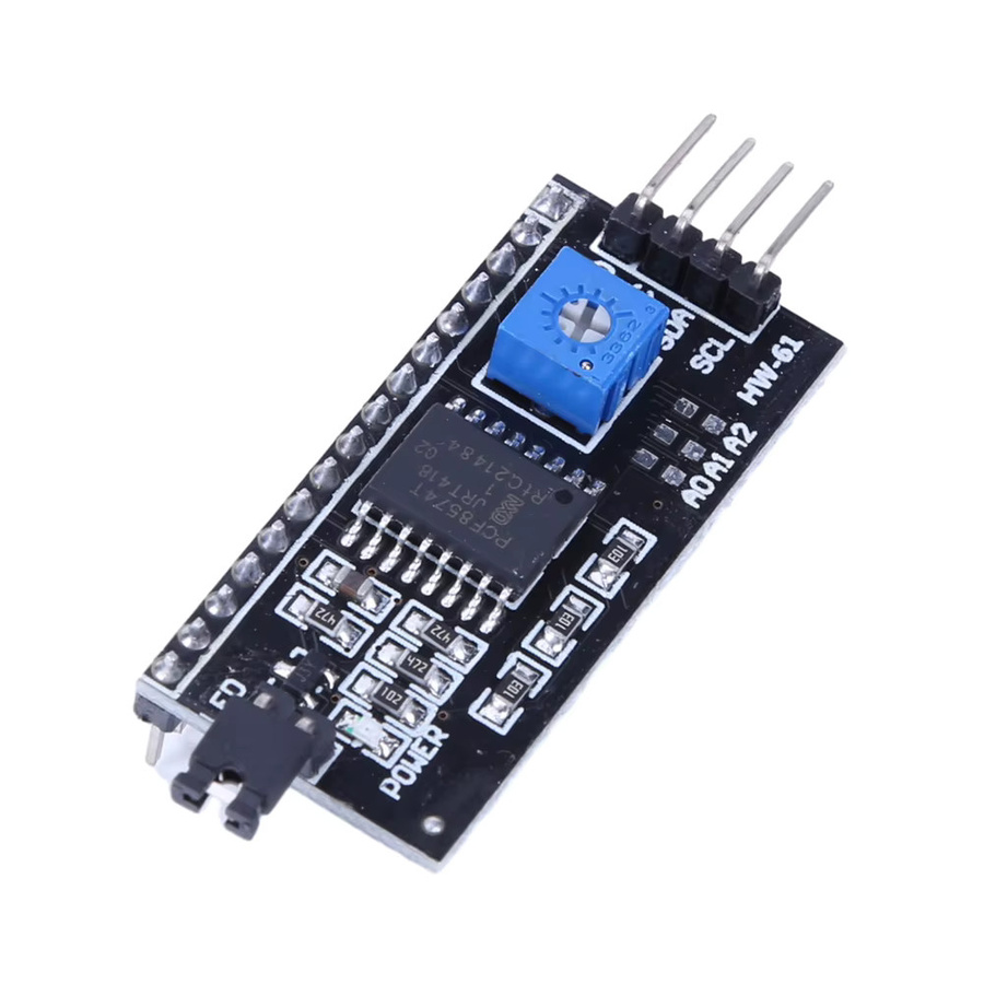 ALLOET PCF8574 I2C LCD-Adapter Konverter Modul für LCD1602 und LCD2004, 5V serielle Schnittstelle für Arduino und Roboter-Teile - Bild 2
