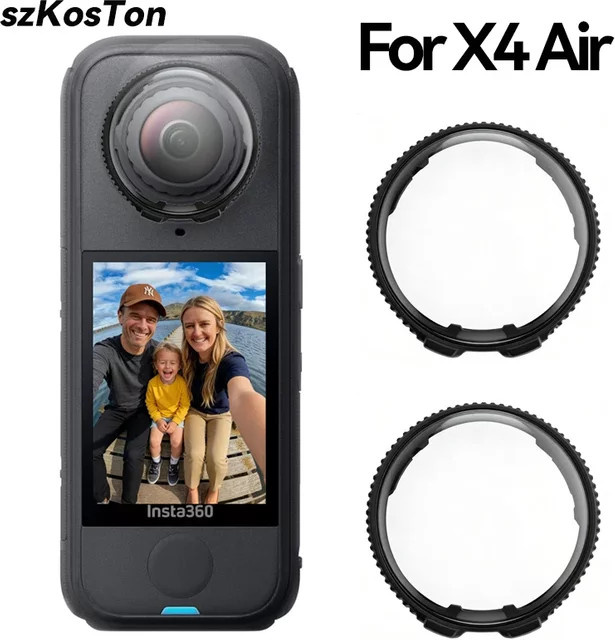 Insta360 Objektivschutz für Insta360 X4 Air, transparent, wasserdicht und stoßfest - Bild 1