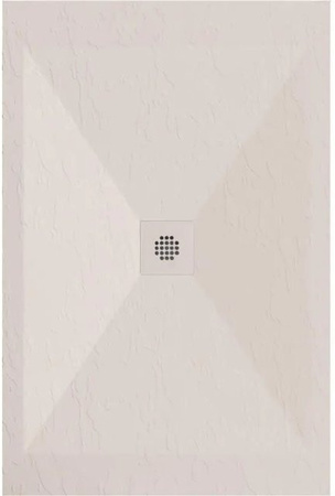 Dexa Mirlo Mineralguss Duschwanne Extra Flach in Beige B: 170 cm, T: 70 cm