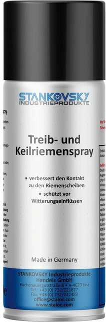 Staloc Treibriemenspray und Keilriemenspray 2in1 Aerosol zur Pflege und zum Schutz, 400 ml - Bild 1