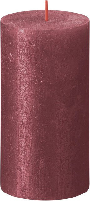 Bolsius Rustik-Kerze Shimmer Rot Höhe: 130 mm, Durchmesser: 68 mm - Bild 1