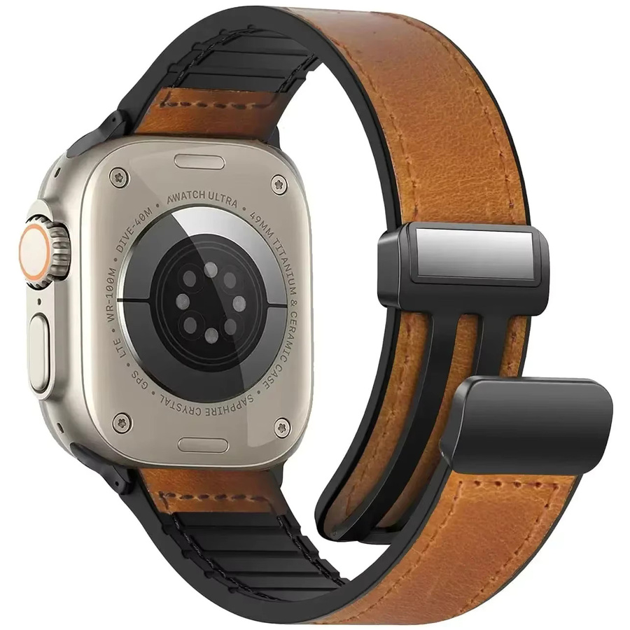 CAOWTAN Uhrenarmband Silikon, Leder, Unisex - Bild 1