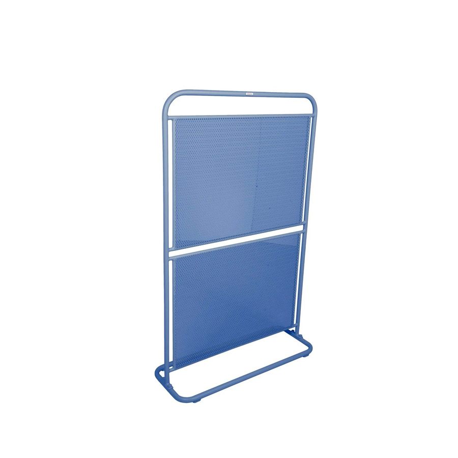 DELUKE Sichtschutzwand DOVIDA aus Streckstahl in Blau, B/H/T: 80 x 124 x 30 cm - Bild 2