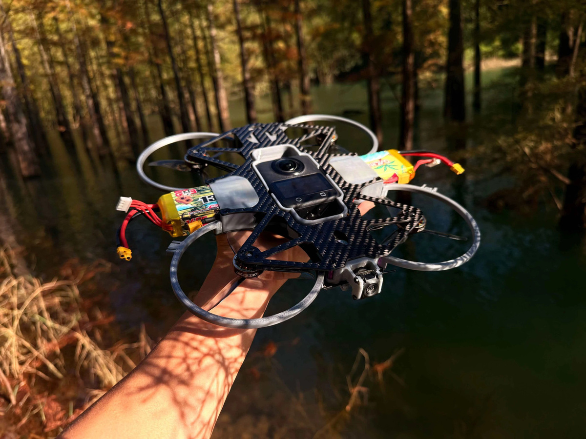 FLUXRC Cinematic 360 FPV Rahmen, Radstand 215mm, Carbonfaser - Bild 4