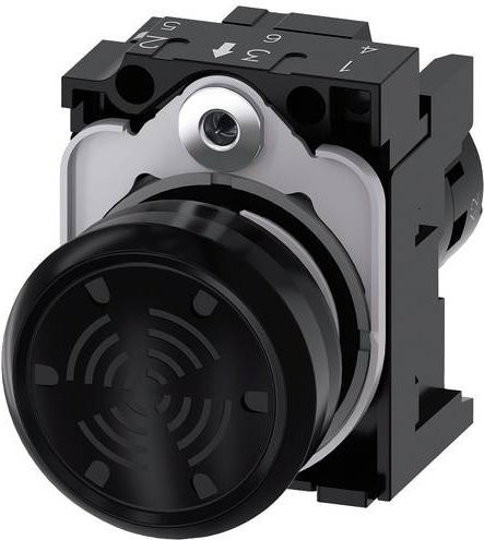 Siemens Akustischer Melder 3SU1200-6LF10-1AA0 in Schwarz aus Kunststoff - Bild 1