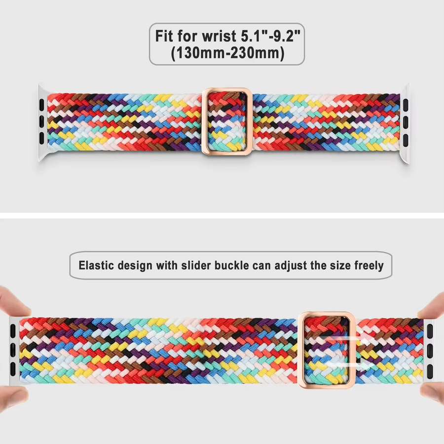 HUBANDE Uhrenarmband, Textil, Bunt, Unisex - Bild 3