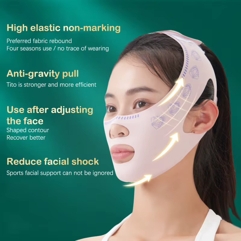 AQTOCNA Gesichtsband Anti-Falten-Gurt, Unisex - Bild 2