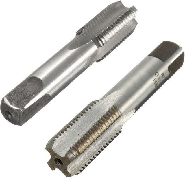 VIBRATITE Metalle Gewindebohrer Set für Wasserhähne in Silber - Bild 1