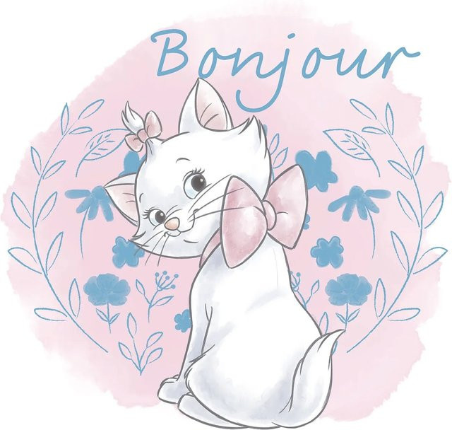 Komar Wandbild Aristocats Marie, bunt, B: 50 cm, H: 70 cm - Bild 1