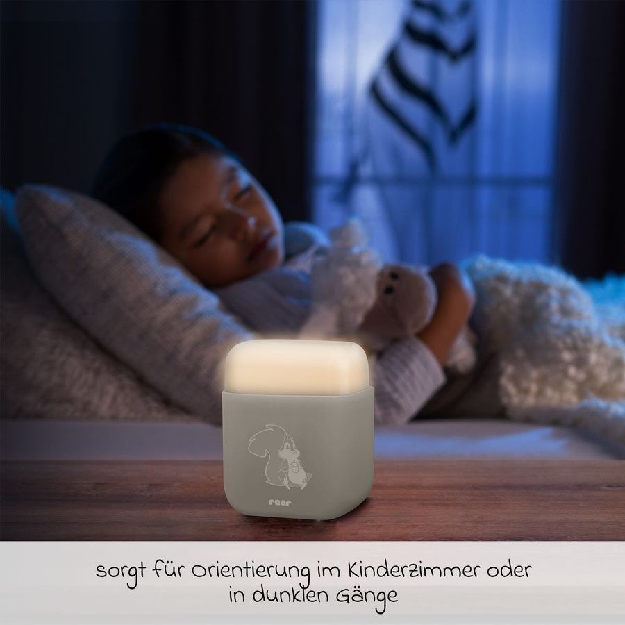 Reer 2in1 Steckdosen-Nachtlicht SleepLight mit LED-Technologie und Dämmerungssensor in Beige - Bild 3
