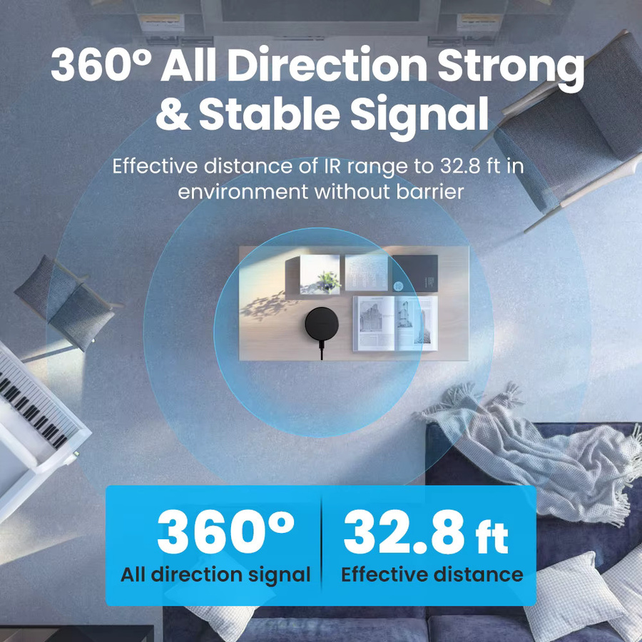 AVATTO Tuya WiFi IR Smart Home Infrarot Fernbedienung für Klimaanlage und TV, Schwarz, kompatibel mit Alexa und Google Home - Bild 5