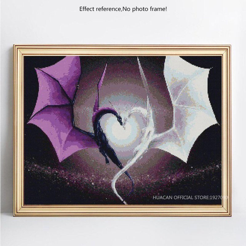 FIYO Diamond Painting Set Tierprint mit runden Steinen, Mehrfarbig, B/H: 30 x 20 cm - Bild 1